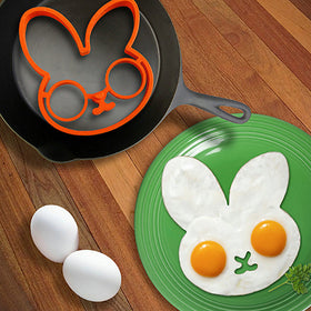 Orange Silicone Bunny Cartoon Fried Egg Mold