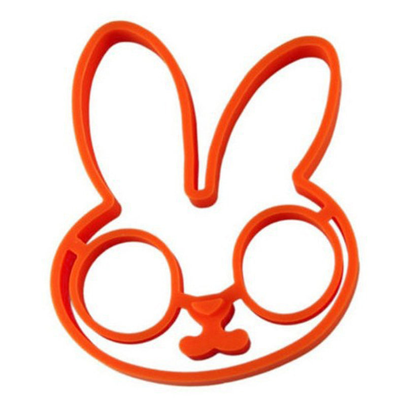 Orange Silicone Bunny Cartoon Fried Egg Mold