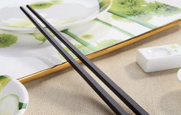 5 Pairs Metal Chopsticks Set