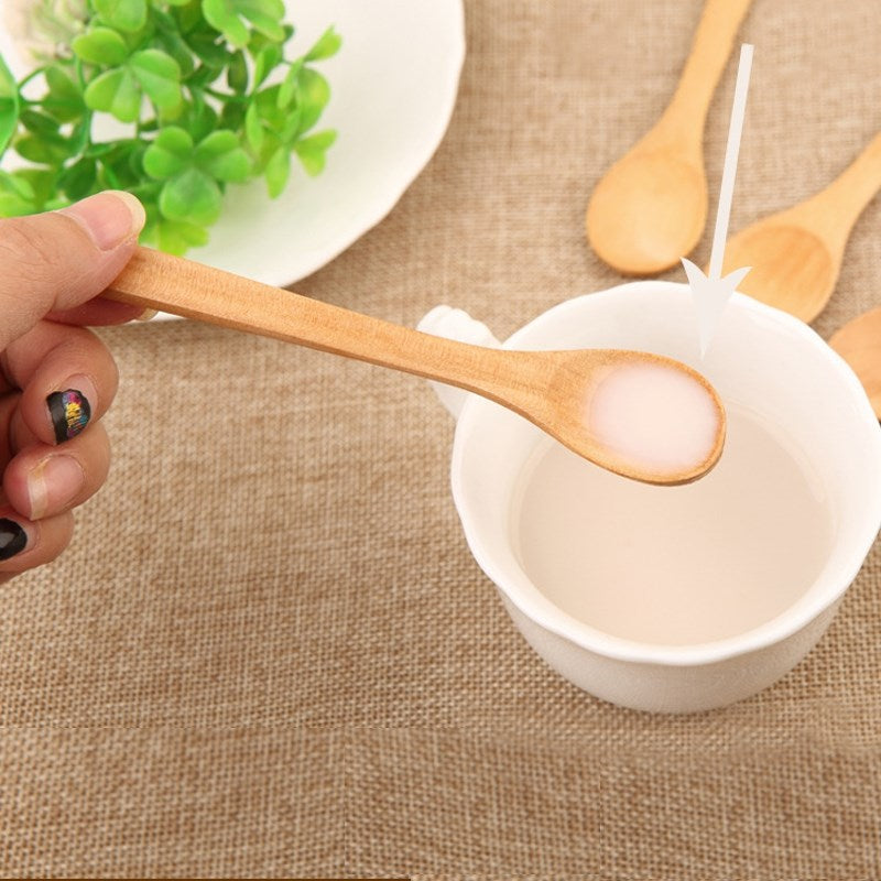 20Pcs/Set Japanese Style Wooden Tablespoon Ladle