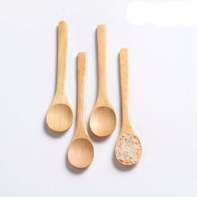 20Pcs/Set Japanese Style Wooden Tablespoon Ladle