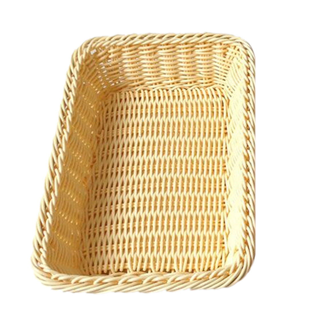 Rectangular Rattan Bread Basket