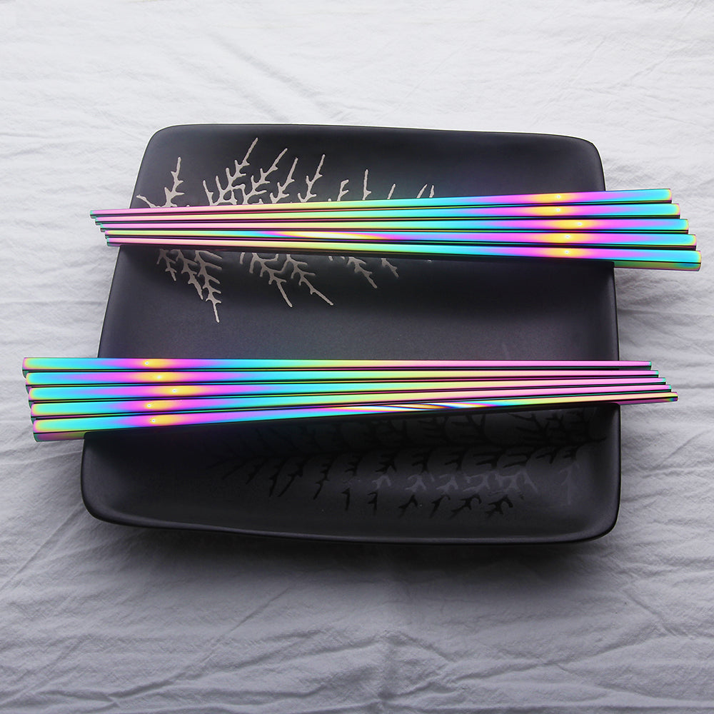 Rainbow Stainless Steel Chopsticks